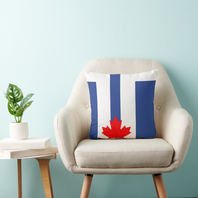 Toronto FLag on MoJo Pillow Kissen (Stuhl )