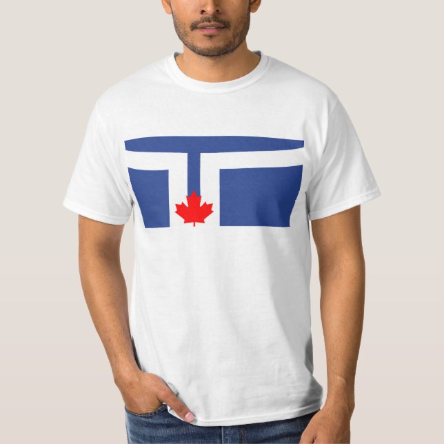 Toronto-Flagge T-Shirt (Vorderseite)