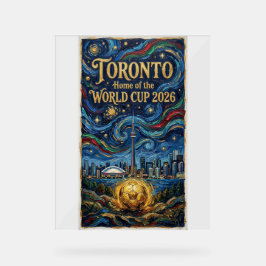 Toronto Fußballkunst 2026 Stadiondesign Acrylschild