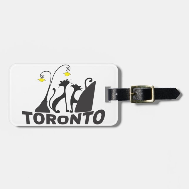 Toronto Gepäckanhänger (Vorderseite horizontal)