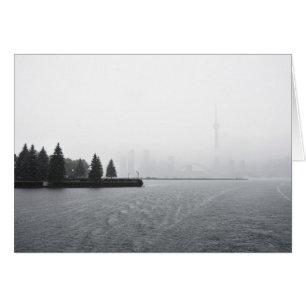 Toronto Hafen Skyline im Regen