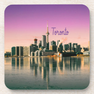 Toronto Hauptstadt Ontario Canada City Skyline Getränkeuntersetzer