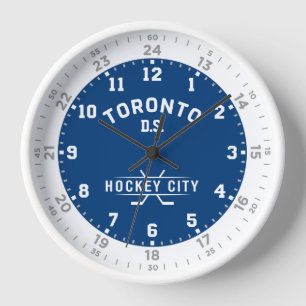 Toronto Hockey City 24 Stunden Wall Clock Uhr