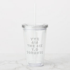 Toronto ist Zuhause - Tumbler Acryltrinkbecher