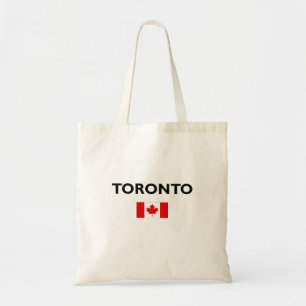 Toronto Kanada Kanadische Flagge Farbe Tragetasche