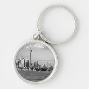 Toronto Kanada Ontario Schwarz Weiß Vintage Schlüsselanhänger