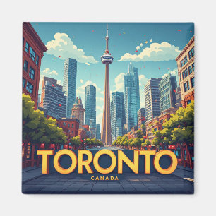 🍁 Toronto Kanada Reise Erinnerung Magnet
