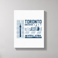 Toronto Kanada Urban Skyline Grafikdesign