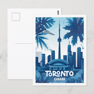 Toronto Kanada Vintage Berühmter Reiseort Postkarte