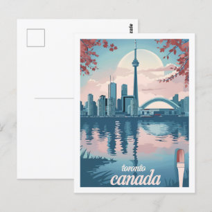 Toronto Kanada Vintage Berühmter Reiseort Postkarte