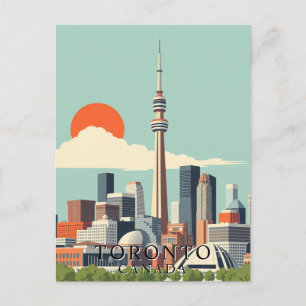 Toronto, Kanada: Vintage Reise Kunst Postkarte