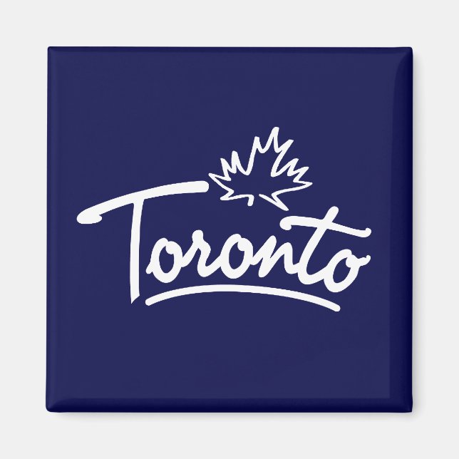 Toronto Leaf Script Magnet (Vorne)