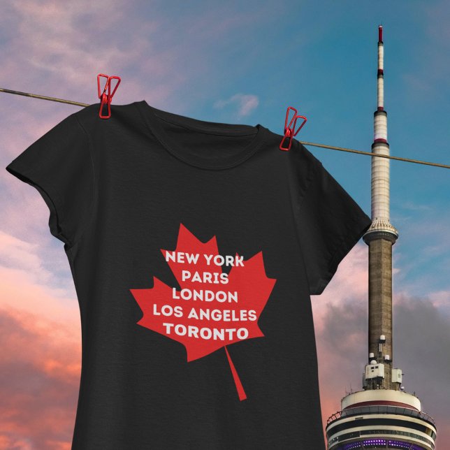 Toronto Maple Leaf T-Shirt (New York, Paris, London, Los Angles, Toronto T Shirt)