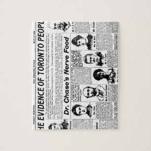 Toronto Menschen Vintage-Zeitung Puzzle
