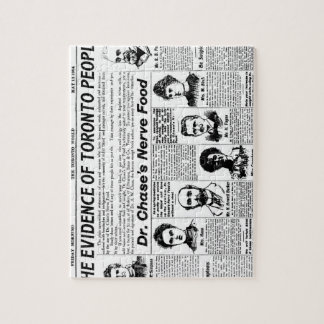Toronto Menschen Vintage-Zeitung Puzzle