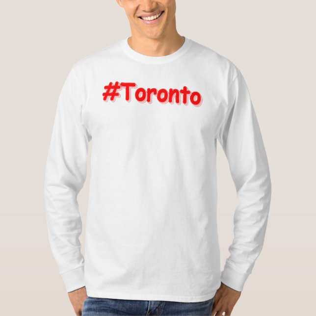 "#Toronto" Niedliches Design. Jetzt kaufen T-Shirt (Vorderseite)