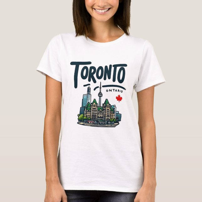 Toronto Ontario Kanada T-Shirt (Vorderseite)