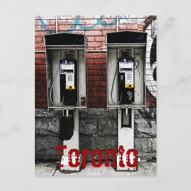 Toronto Payphones Postkarte (Vorderseite)