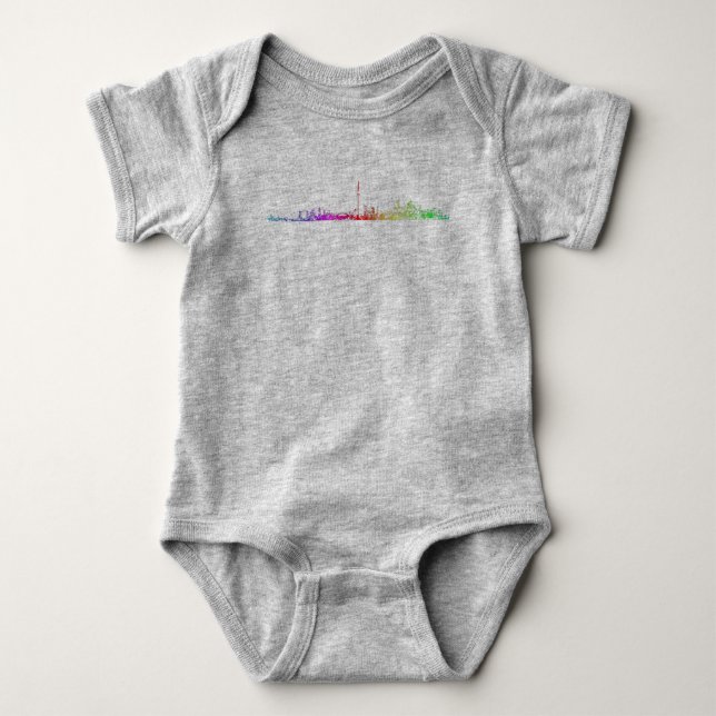 Toronto Rainbow Baby Strampler (Vorderseite)