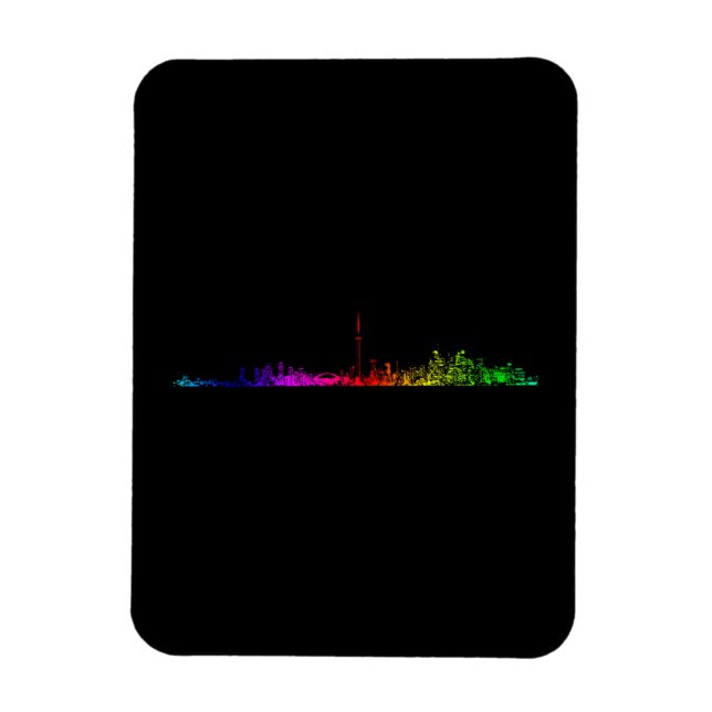Toronto Rainbow Magnet (Vertikal)