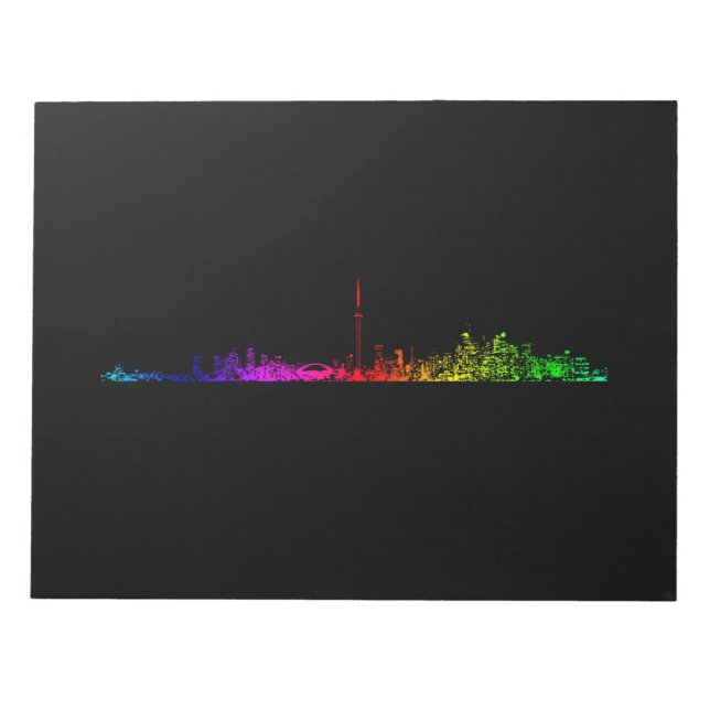 Toronto Rainbow Notizblock (Vorderseite)