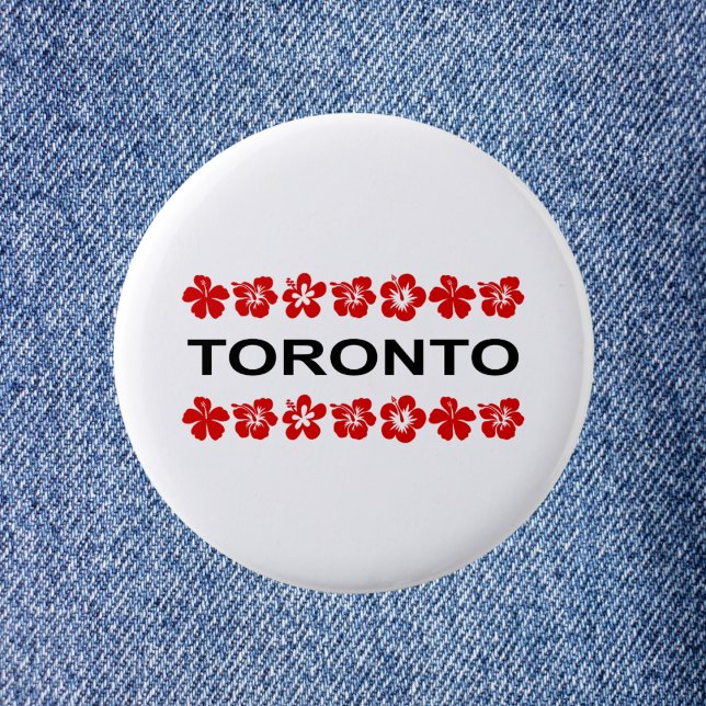 Toronto Red Aloha Bands Light Color Button (Von Creator hochgeladen)