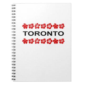 Toronto Red Aloha Bands Light Color Notizblock