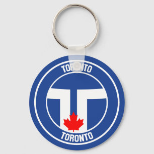 Toronto Round Emblem Schlüsselanhänger