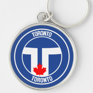Toronto Round Emblem Schlüsselanhänger