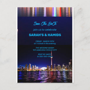 TORONTO Save the Date Vorlage, Toronto Postcard S Ankündigungspostkarte