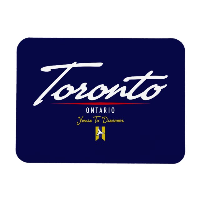 Toronto Script Magnet (Horizontal)