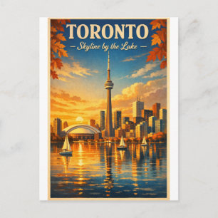 TORONTO – Skyline am See Postkarte