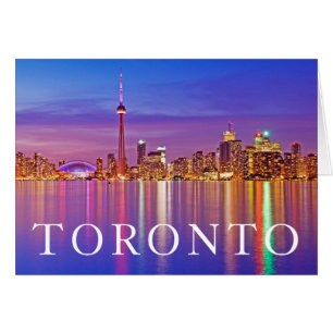 Toronto-Skyline bei Dämmerung