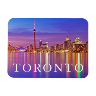 Toronto-Skyline bei Dämmerung Magnet