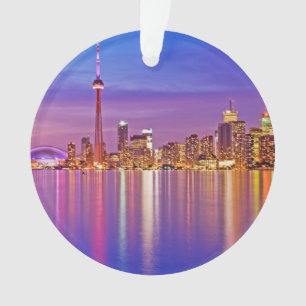 Toronto Skyline bei Dusk Ornament