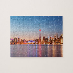 Toronto Skyline bei Sunset Puzzle
