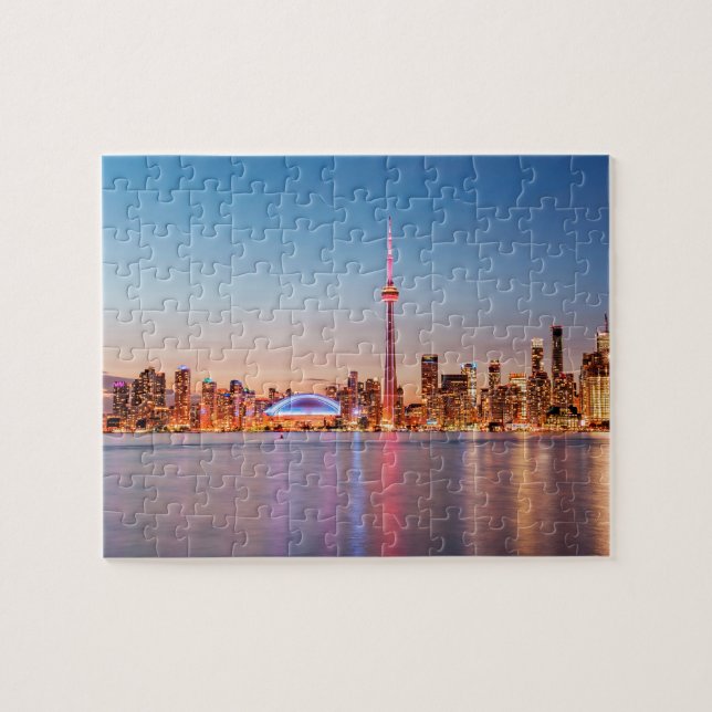 Toronto Skyline bei Sunset Puzzle (Horizontal)
