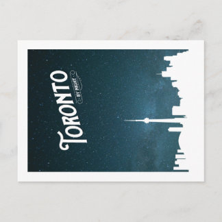 Toronto Skyline by night - POSTCARD Postkarte