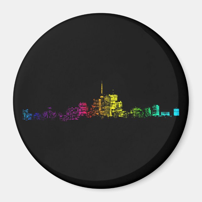 Toronto Skyline Gradient Magnet (Vorne)