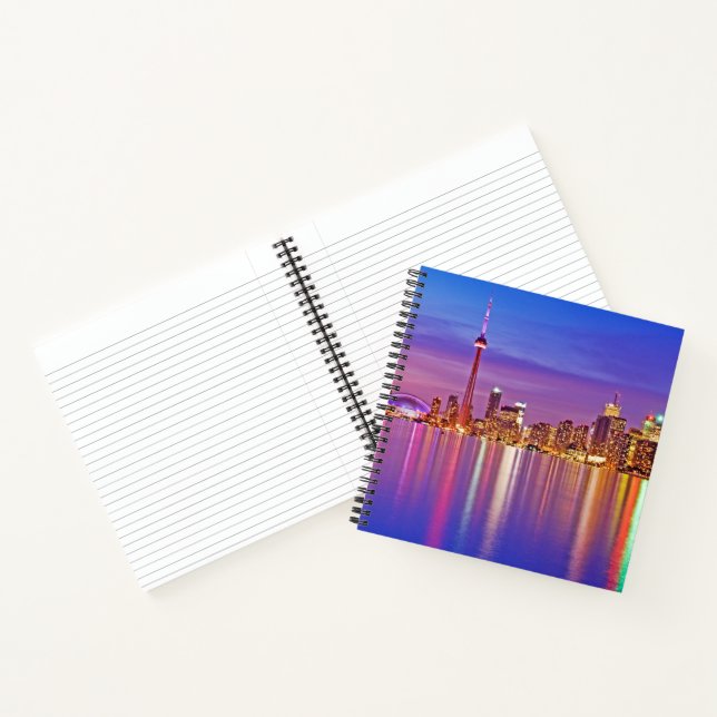 Toronto Skyline in Dusk Notizbuch (Innenseite)