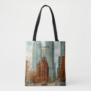Toronto Skyline Kanada Vintage-Aquarell