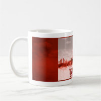 Toronto-Skyline mit rotem Schmutz