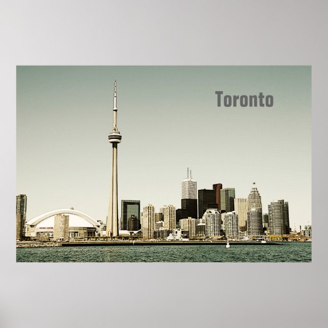 Toronto-Skyline-Plakat Poster (Vorne)