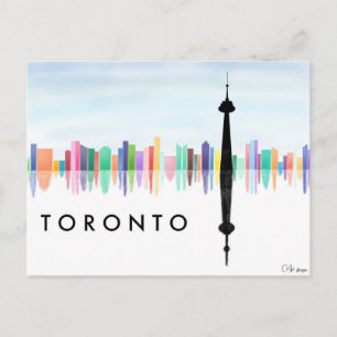Toronto Skyline Postcard Postkarte