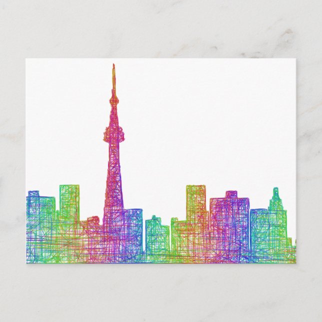 Toronto Skyline Postkarte (Vorderseite)