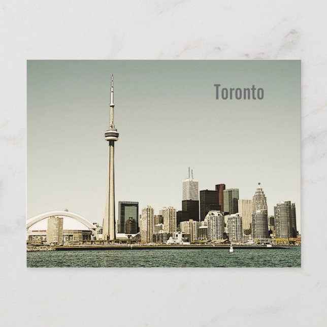 Toronto-Skyline-Postkarte Postkarte (Vorderseite)