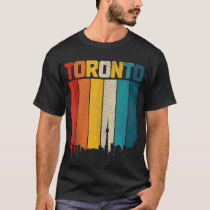Toronto Skyline Pride Vintag Retro Ontario T-Shirt