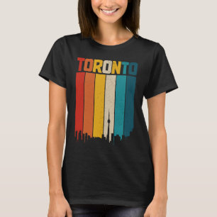 Toronto Skyline Pride Vintage Retro Ontario Kanada T-Shirt