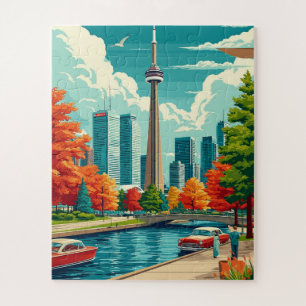 Toronto Skyline und CN Tower Reise Puzzle