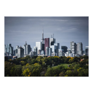 Toronto Skyline Von Riverdale Park 9 Farben Fotodruck
